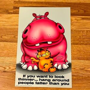 Vintage 1978 Garfield poster